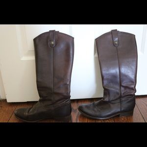 Tall Brown Frye Boots (Melissa Button 2)
